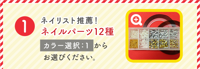 ネイルパーツ12種